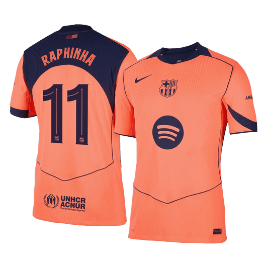 RAPHINHA #11 Barcelona Játékos Idegenbeli Harmadik Mez 2025/26