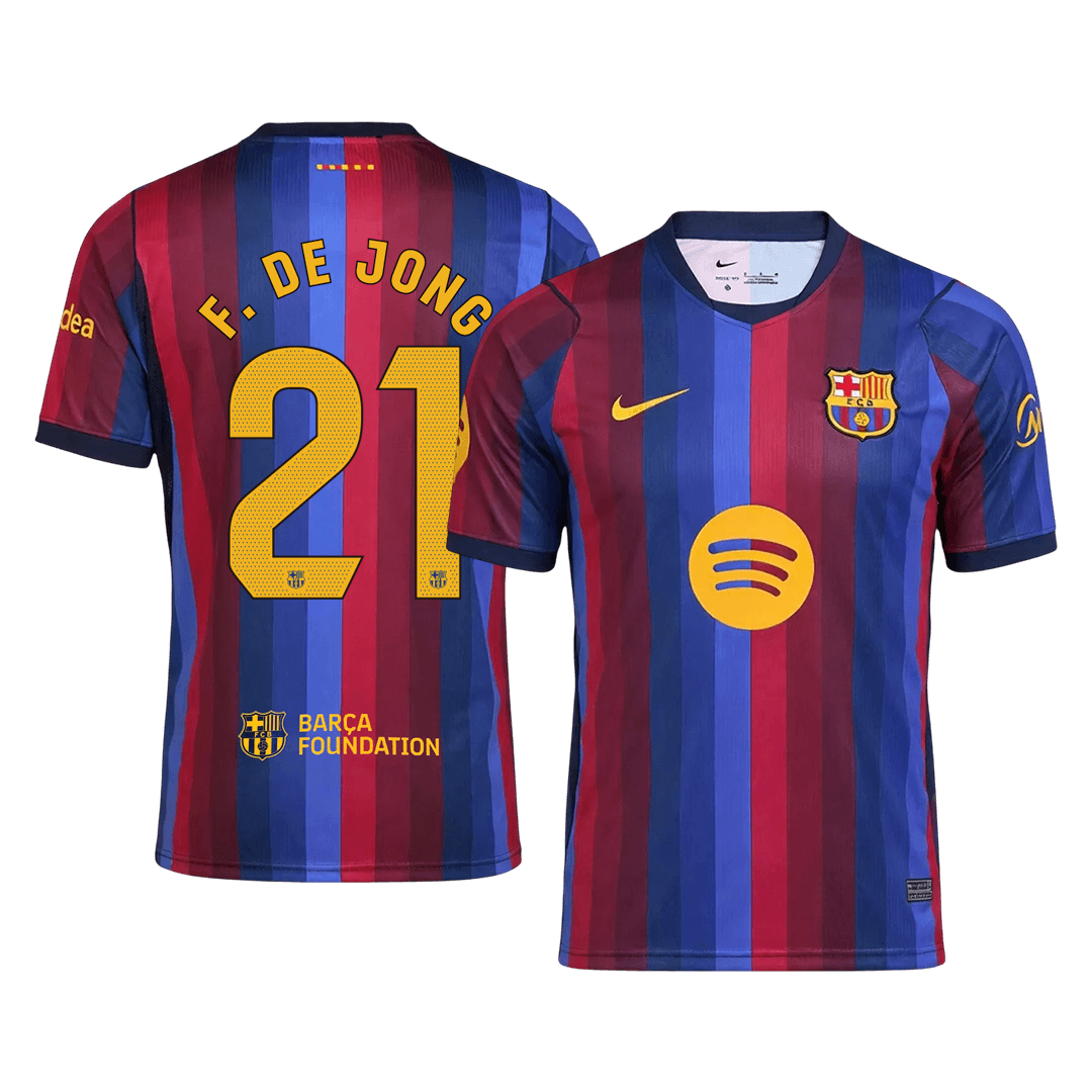 F. DE JONG #21 Barcelona Hazai Mez 2026/27