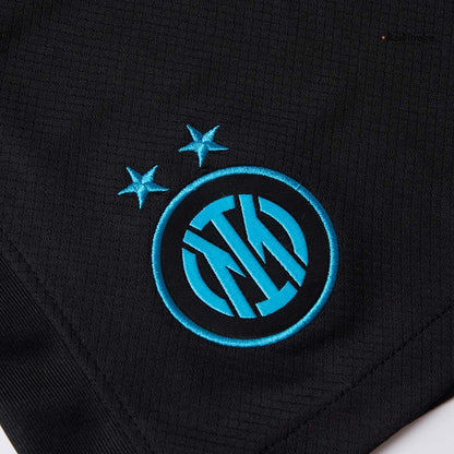 Inter Milan Otthon Soccer Rövidnadrág 2025/26 Fekete