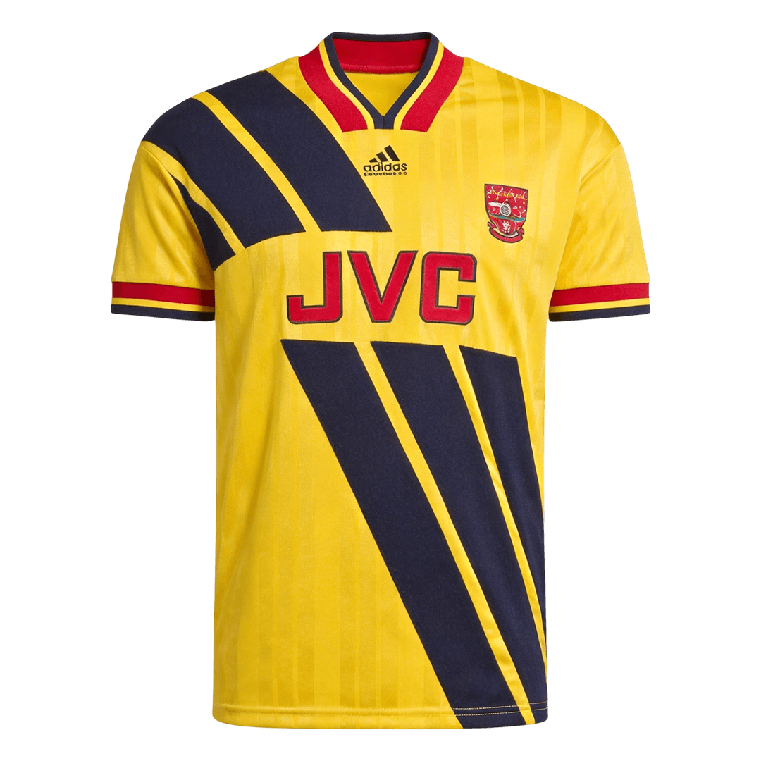 Arsenal Idegenbeli Retro Futball Mez 1993/94 Sárga