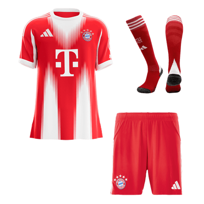 Bayern Munich Otthon Mez Szett (Mez+Nadrág+Zokni) 2025/26 Piros