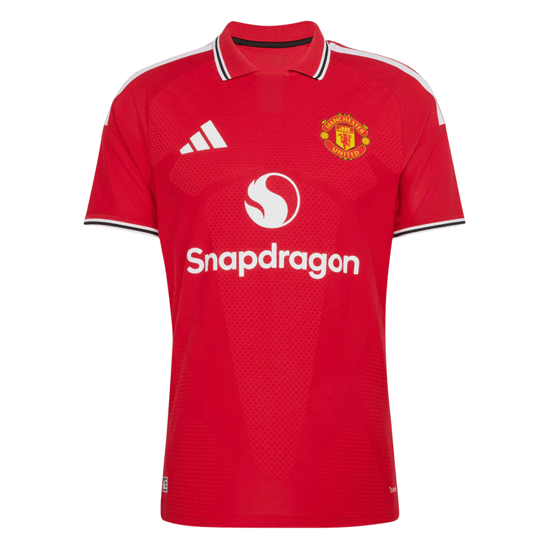 CUNHA #10 Manchester United Játékos Verzió Hazai Mez 2026/27 Piros