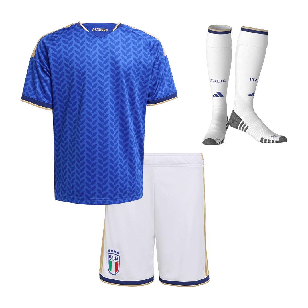Italy Gyerek Hazai Világbajnokság Mez Készlet(Mez+Nadrág+Zokni) 2025/26 Kék