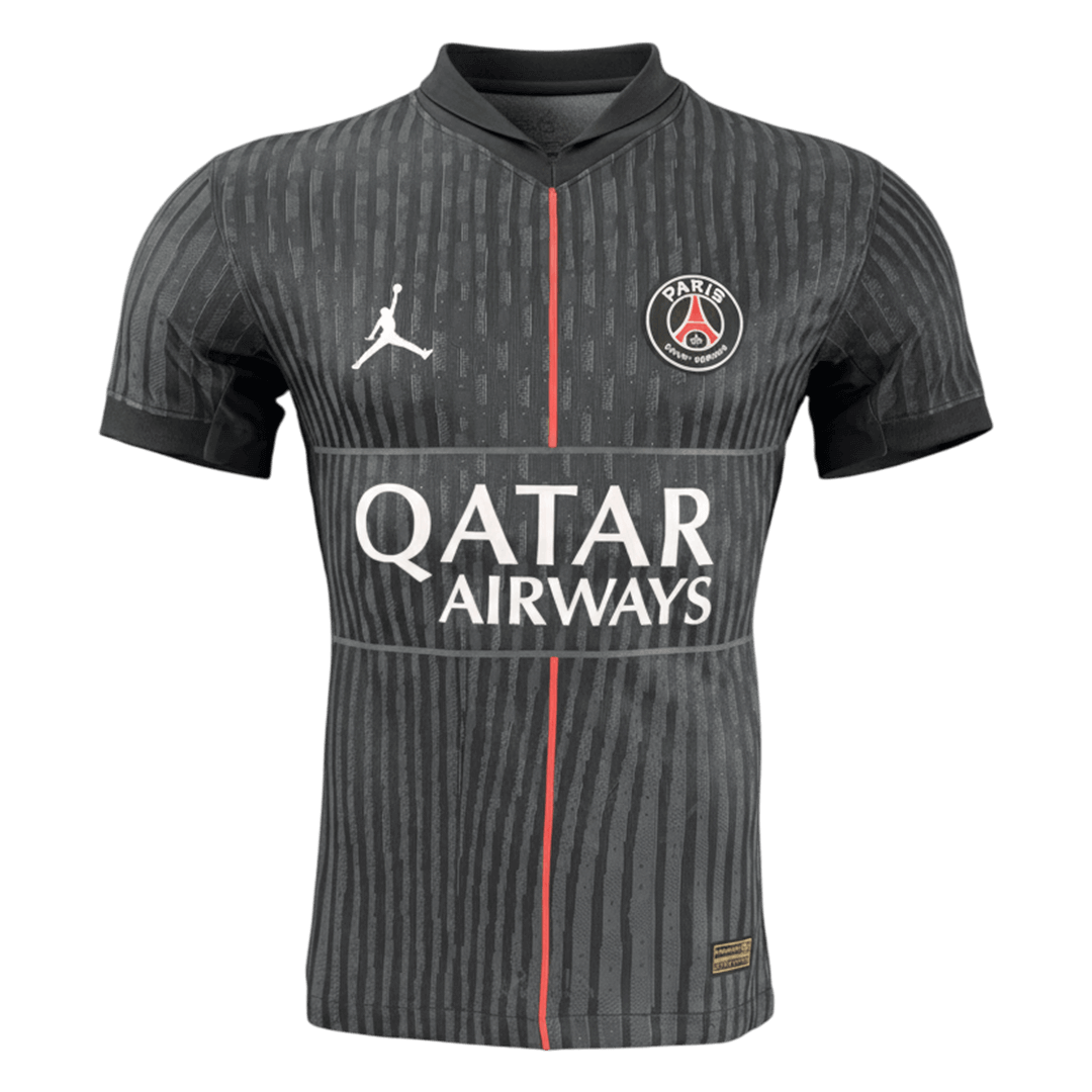PSG Játékos Verzió Negyedik Mez 2025/26 Fekete