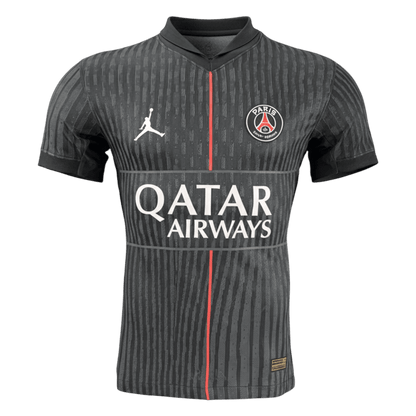 PSG Játékos Verzió Negyedik Mez 2025/26 Fekete