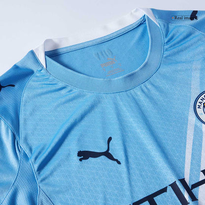 Manchester City Játékos Otthon Mez 2025/26 Kék