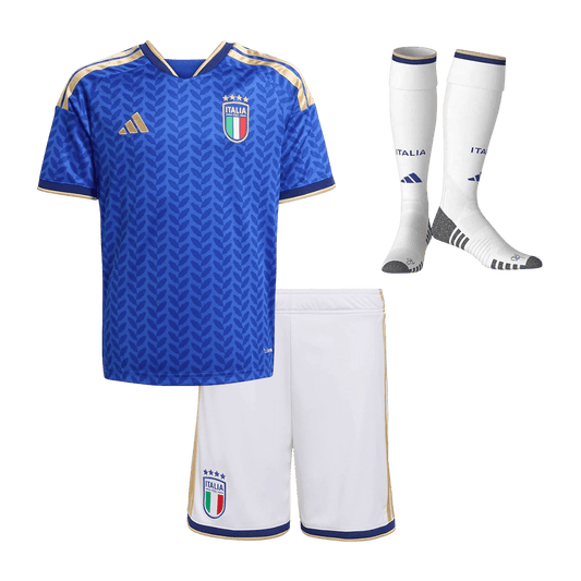 Italy Gyerek Hazai Világbajnokság Mez Készlet(Mez+Nadrág+Zokni) 2025/26 Kék