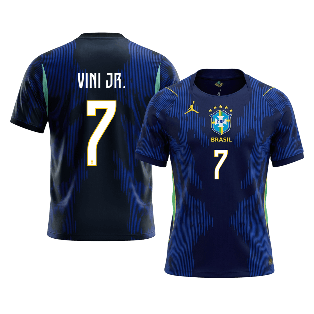 VINI JR. #7 Brazil Idegenbeli Mez 2026 Sötétkék
