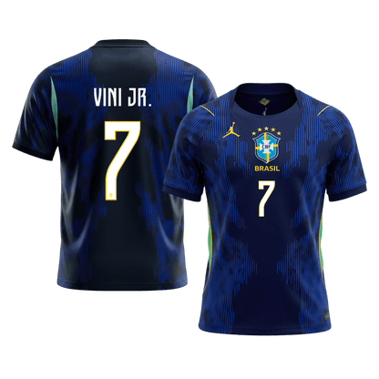 VINI JR. #7 Brazil Idegenbeli Mez 2026 Sötétkék