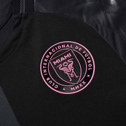 DE PAUL #7 Hiteles Inter Miami CF Idegenbeli Soccer Mez 2025 Fekete&Szürke
