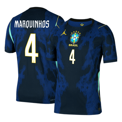 MARQUINHOS #4 Brazil Játékos Verzió Idegenbeli Mez Világbajnoki 2026