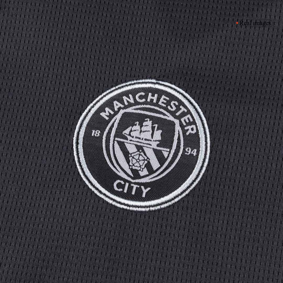 Gyerek Manchester City 
 Idegenbeli 
Mez 
 
Készlet (Mez + Nadrág)2025/26 
 Fekete