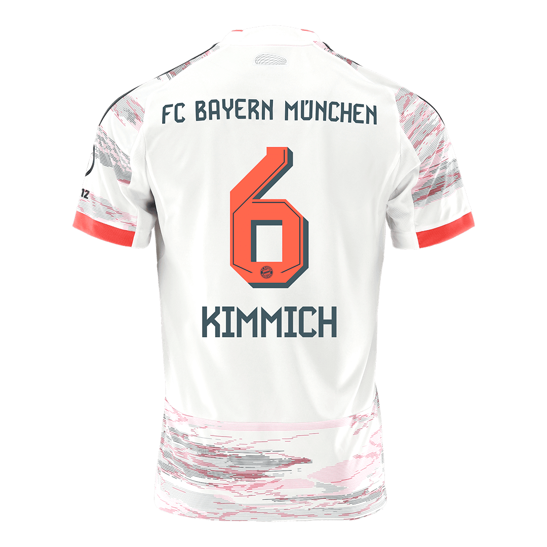 KIMMICH #6 Bayern Munich Idegenbeli Mez 2025/26 Fehér