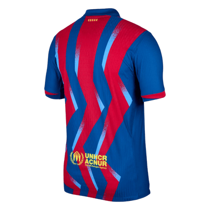 Barcelona Játékos Verzió Negyedik Mez 2025/26 Piros & Kék