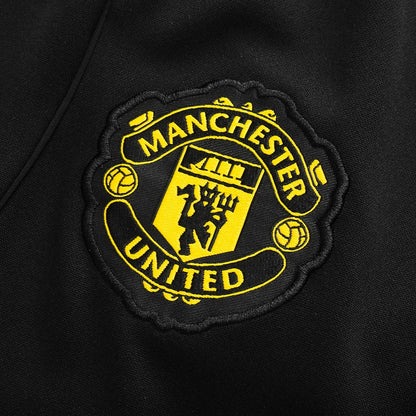 Manchester United Zip Felső Kabát Szett(Dzseki+Nadrág) Gyerek 2025/26 Fekete