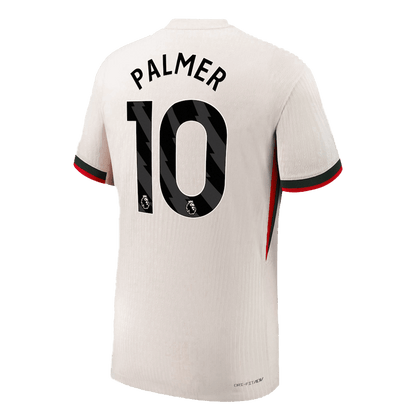 PALMER #10 Hiteles Chelsea Idegenbeli Soccer Mez 2025/26 Fehér