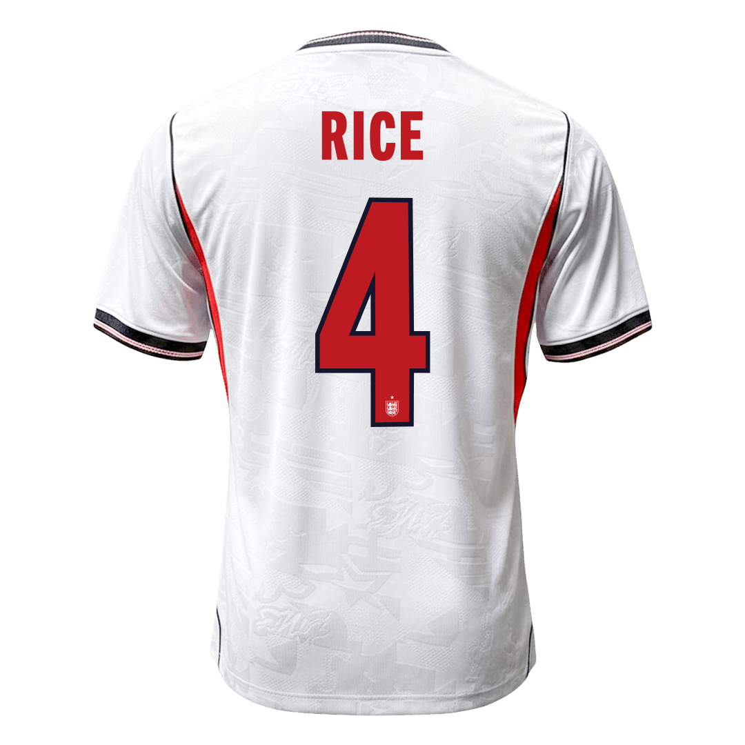 RICE #4 England Játékos Verzió Hazai Világbajnoki Mez 2026 Fehér