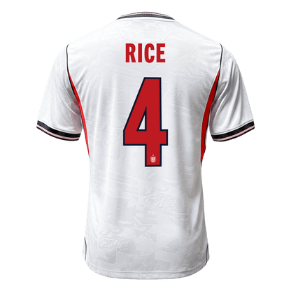 RICE #4 England Játékos Verzió Hazai Világbajnoki Mez 2026 Fehér