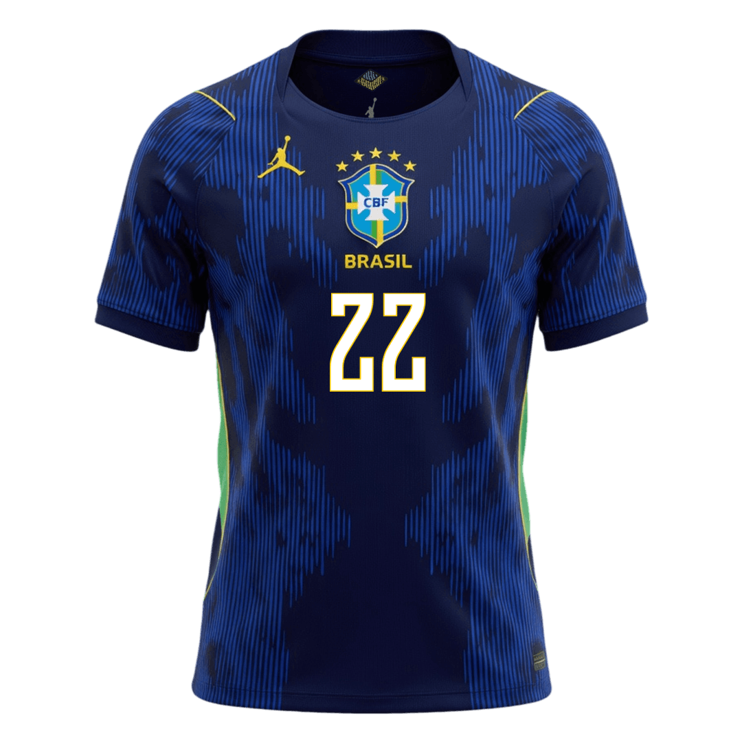 JOÃO PEDRO #22 Brazil Idegenbeli Mez 2026 Sötétkék