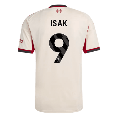 ISAK #9 Liverpool 
 Idegen 
 Futball Mez 
2025/26 
 Fehér