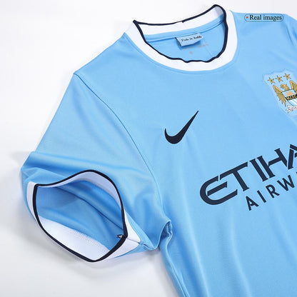Manchester City Otthon Retro Futball Mez 2013/14 Kék
