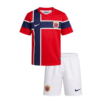 Norway Gyerek Hazai Világbajnokság Mez 2026 Piros