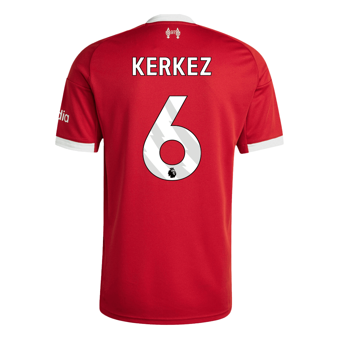 KERKEZ #6 Liverpool Otthon Soccer Mez 25/26 Piros