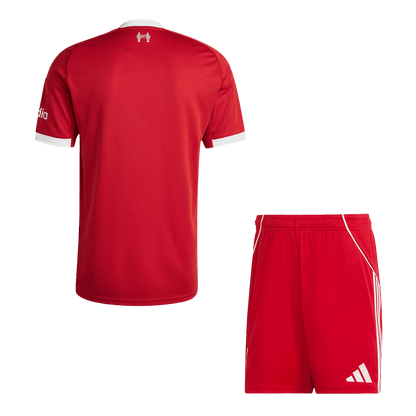 Liverpool Otthon Mez Szett (Mez + Nadrág) 2025/26-Piros