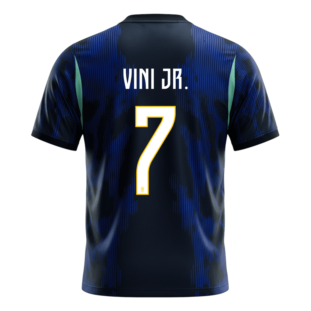 VINI JR. #7 Brazil Idegenbeli Mez 2026 Sötétkék