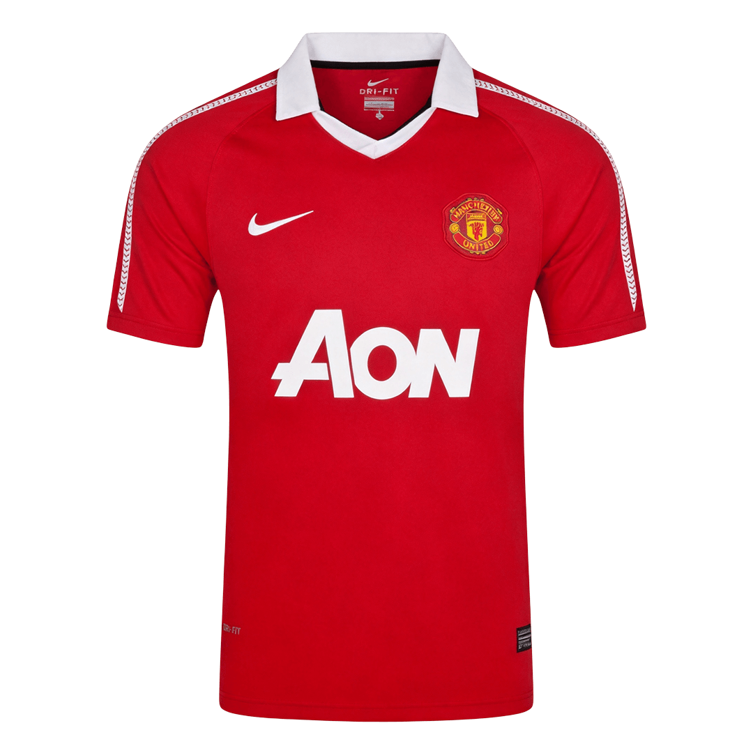 Manchester United Hazai Retro Futball Mez 2010/11 Piros