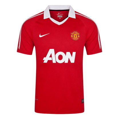 Manchester United Hazai Retro Futball Mez 2010/11 Piros