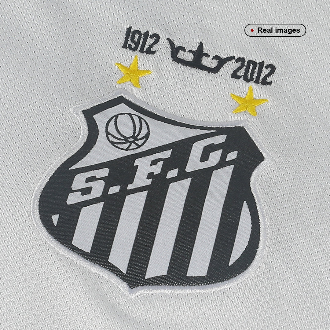 Santos FC Otthon Retro Futball Mez 2011/12 Fehér