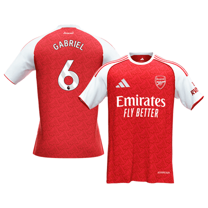 GABRIEL #6 Arsenal Hazai Futball 2025/26 Piros