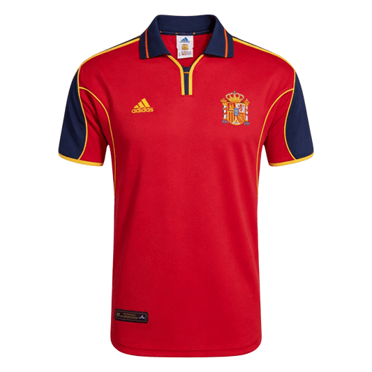 Spain Hazai Retro Futball Mez 2000 Piros