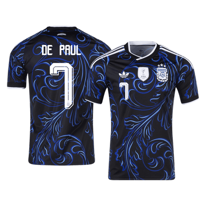 DE PAUL #7 Argentina Idegenbeli Mez 2026 Fekete