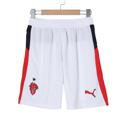 AC Milan Idegenbeli Soccer Mez Készlet(Mez+Rövidnadrág) 2025/26 Fehér