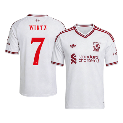 WIRTZ #7 Liverpool Idegenbeli Mez 2026/27 Fehér