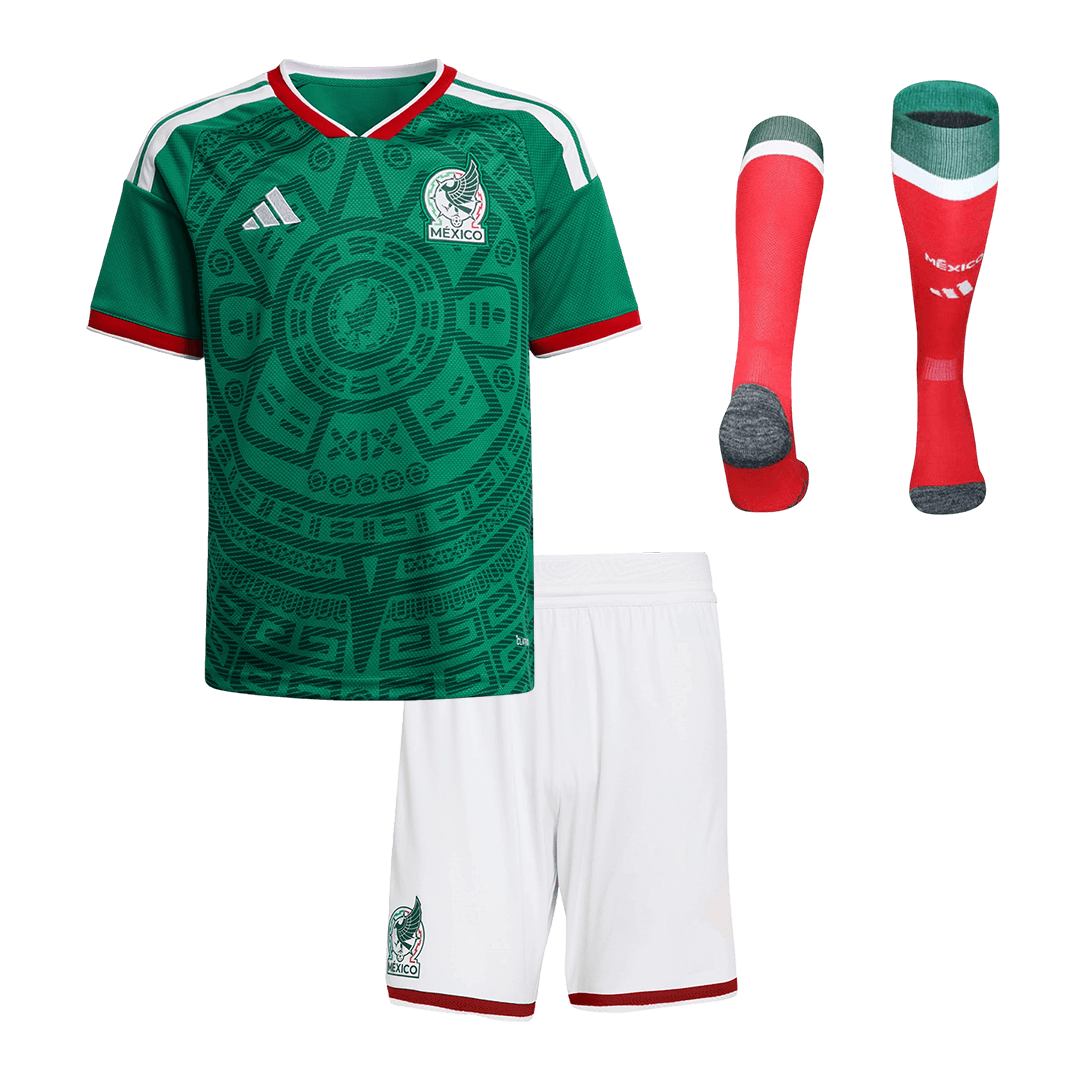 Mexico Gyerek Hazai Mez Készlet(Mez+Nadrág+Zokni) 2025/26 Zöld