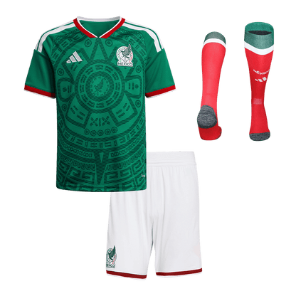 Mexico Gyerek Hazai Mez Készlet(Mez+Nadrág+Zokni) 2025/26 Zöld