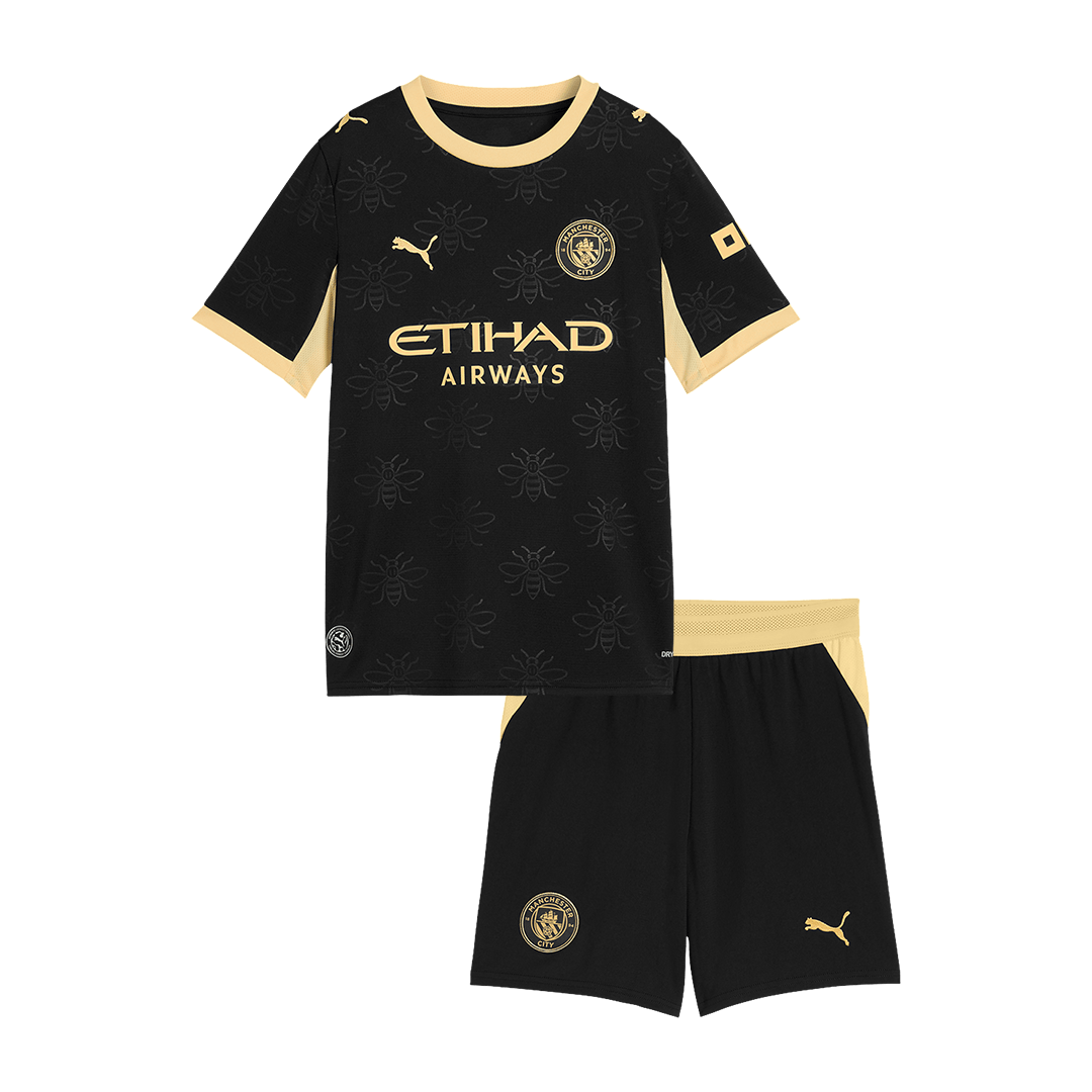 Manchester City Gyerek Idegenbeli Mez 2026/27 Fekete