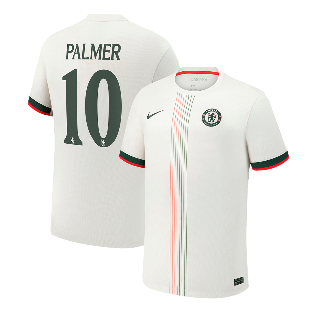 PALMER #10 Chelsea Idegenbeli Soccer Mez 2025/26 Fehér - UCL