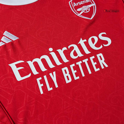 Gyerekek Arsenal Otthoni Soccer Mez Készlet(Mez+Rövidnadrág) 2025/26 Piros