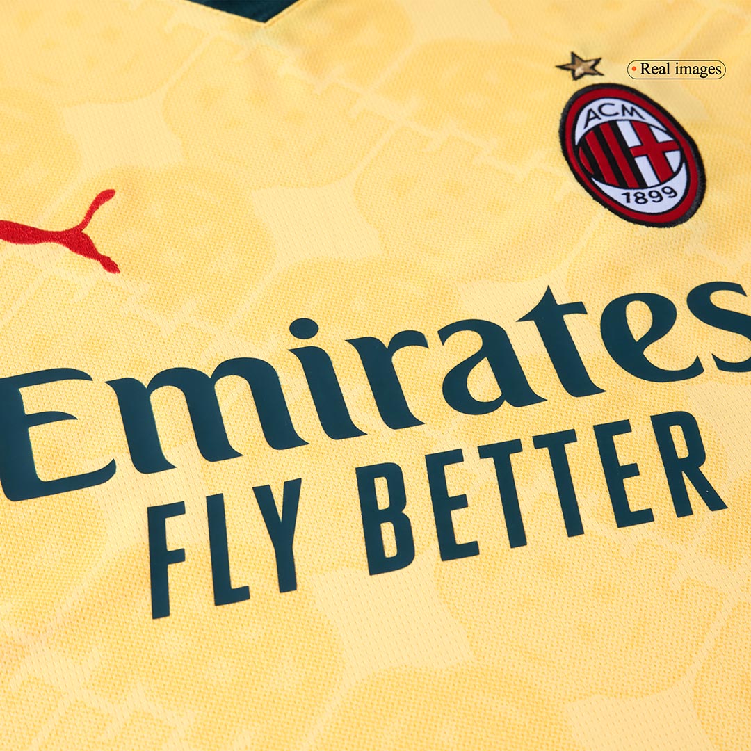 AC Milan Harmadik idegenbeli mérkőzés Soccer Mez 2025/26 Sárga