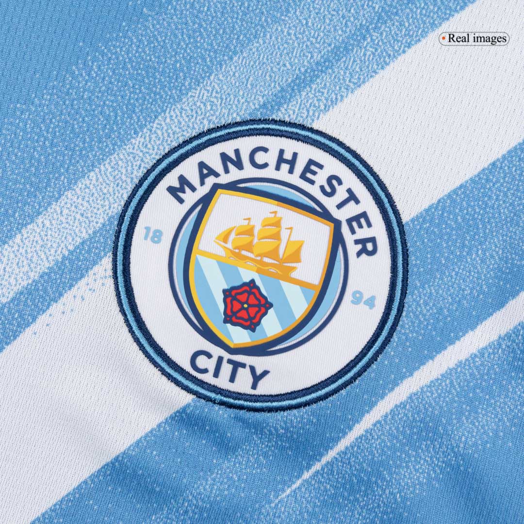 【Szuper jó minőségű】Manchester City Otthon Mez 2025/26 Kék