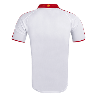 Spain Idegenbeli Retro Futball Mez 2000 Fehér