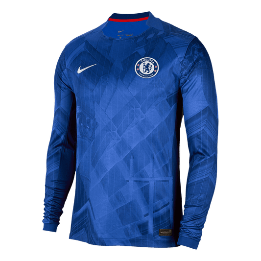Chelsea Otthon Hosszú Ujjú Soccer Mez 2025/26 Kék