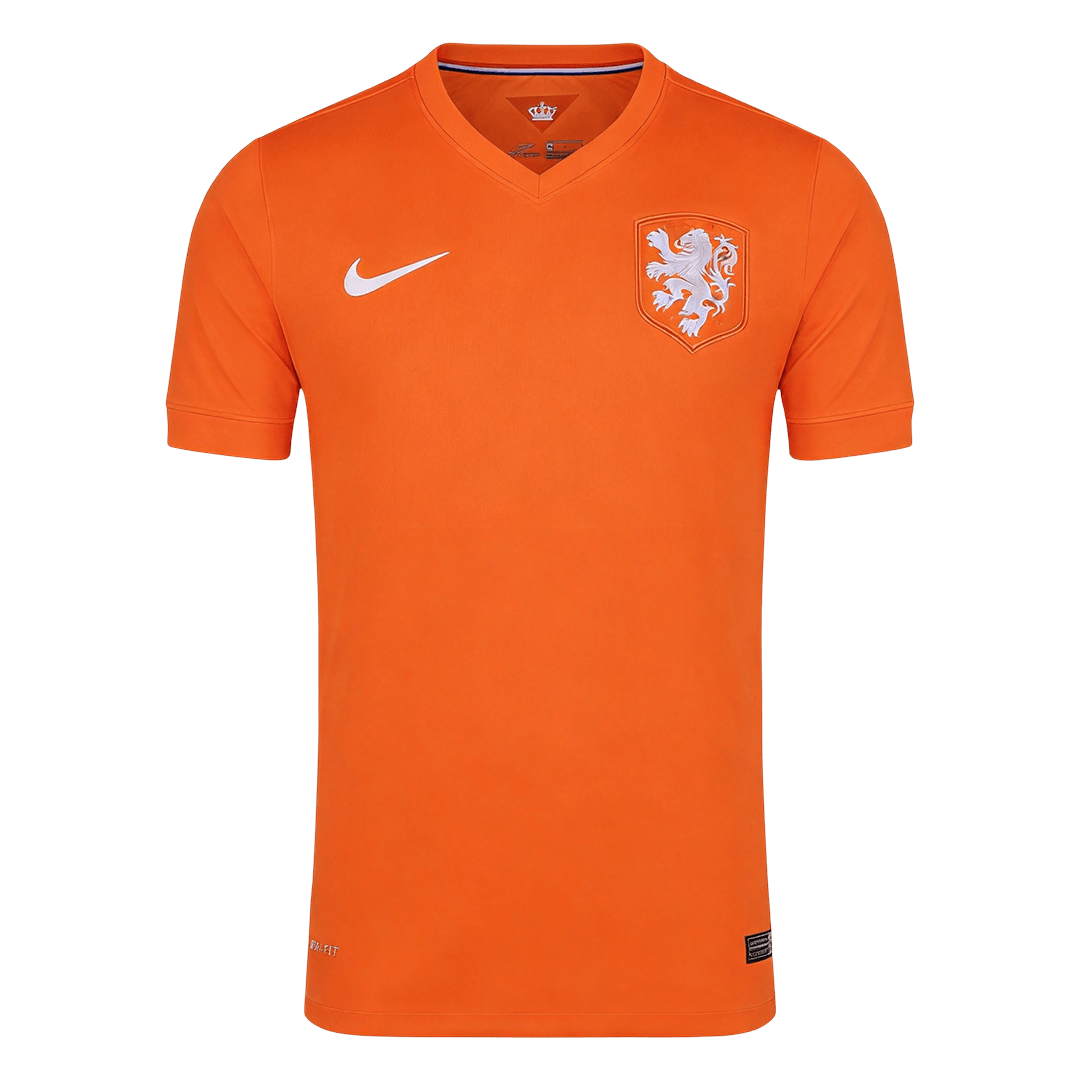 Netherlands Hazai Retro Futball Mez 2014 Narancs