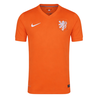 Netherlands Hazai Retro Futball Mez 2014 Narancs