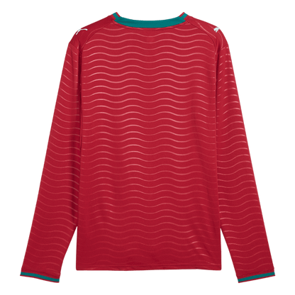 Portugal Hazai Hosszú Ujjú Mez 2026 Piros