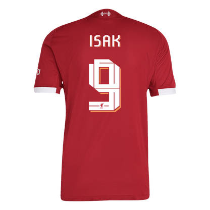 ISAK #9 Liverpool Játékos Otthoni Mez 2025/26 Piros - UCL